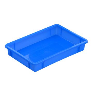 功成狮 塑料方盘370×250×65mm，蓝色 GHSS0738