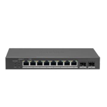 Hikvision 云管千兆PoE交换机 ZD-S1200P-8GP2GF-110W