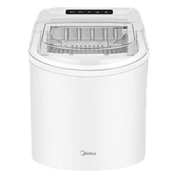 美的 家用子弹头制冰机，日制冰量12kg，功率120W，自清洁 MBJ-12D13E