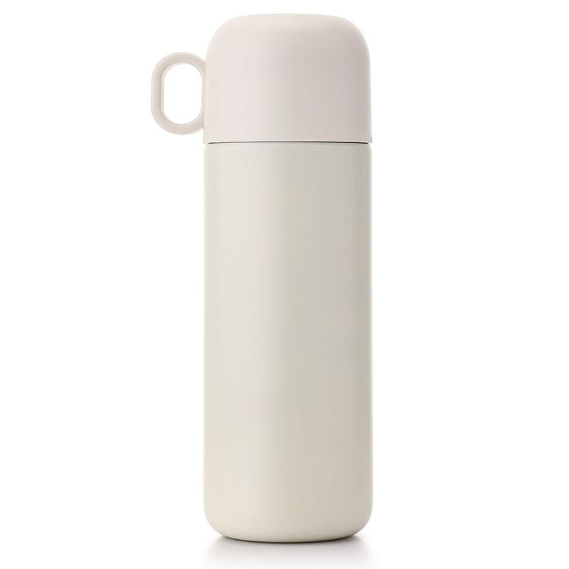菲驰 清逸把手保温杯480ml/奥氏体型316/304不锈钢+聚丙烯PP FC254-480润白色