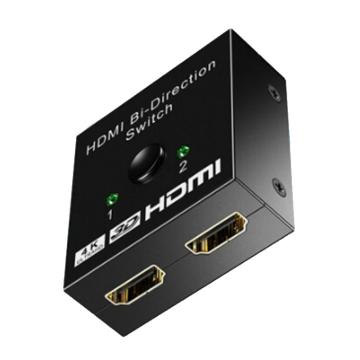 创乘 HDMI线4K高清HDMI切换器 二进一出 黑色 CT042-2