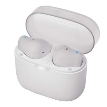 PHILIPS/飞利浦 真无线蓝牙耳机双麦AI通话降噪运动耳机快速入门指南*1，充电盒*1，充电电缆*1 TAT2139 白色