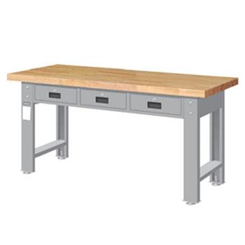 天钢 重量型工作桌高宽深(mm):800×1500×750，原木桌板，承重（kg）:1000，不含安装 WAT-5203W