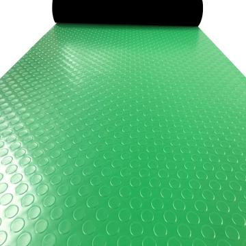 Ecobooths/爱柯部落 走道垫PVC防滑防水 维稳C 铜钱纹塑料地胶1.2m*1m厚2.2mm 绿色