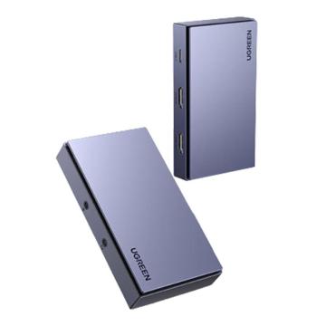 UGREEN HDMI高清视频采集卡4K环出 USB3.0 深空灰 10937