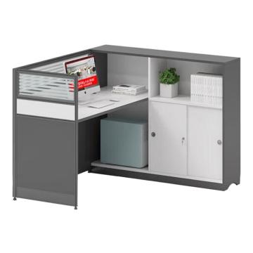 黎明 办公桌屏风工位桌实验室员工卡座桌L型隔断桌1500*1400*1100mm JMQP30