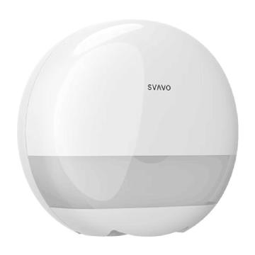 瑞沃 塑料大卷纸盒尺寸：L293mm*W136mm*H298mm ZM-065白色+透明