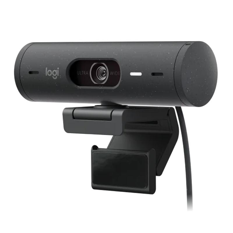Logitech/罗技 直播摄像头 BRIO 505 黑色 商用版 带麦克风隐私盖