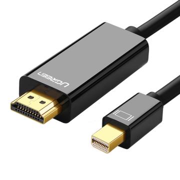 绿联 Mini DP转HDMI线1.5m 黑色 MD101（20848）