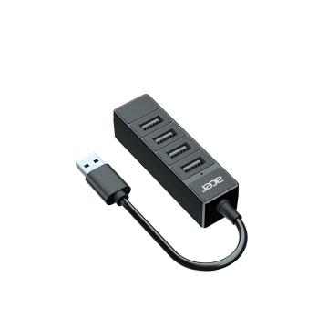 Acer/宏碁 集线器USB2.0扩展器转换接头多功能HUB 0.5米 长条形 A409-0.5