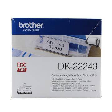 兄弟 DK色带102mm*30.48m 白底/黑字（纸质） DK-22243