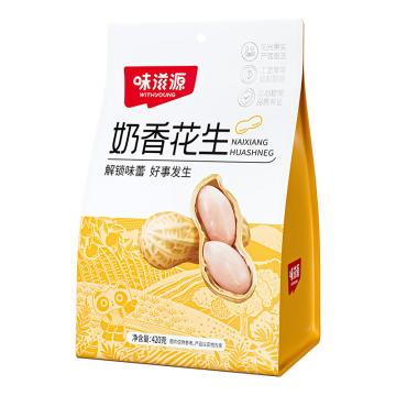 味滋源 袋装坚果（一件代发） 奶香花生 420g