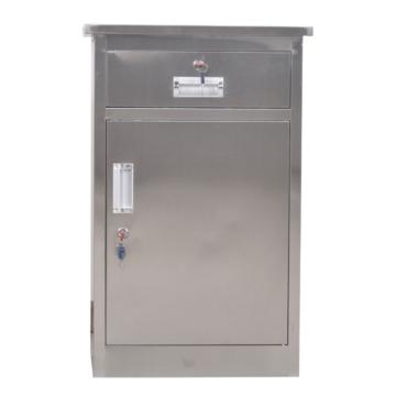 中阳 201不锈钢床头柜480宽*400深*715高 钢板厚度为0.7mm 灰白色 ZYB-35