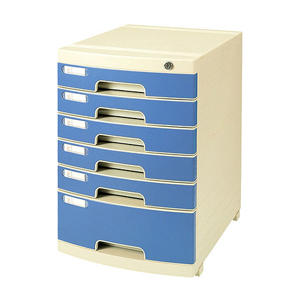 钊盛 多用六层带锁文件柜ZS-2651（灰） ZS-2651（灰）