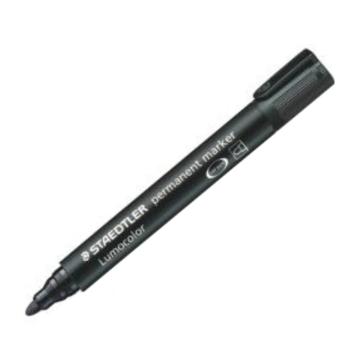 施德楼 油性记号笔工业标记笔粗 线幅2mm（10支/盒） 352黑色