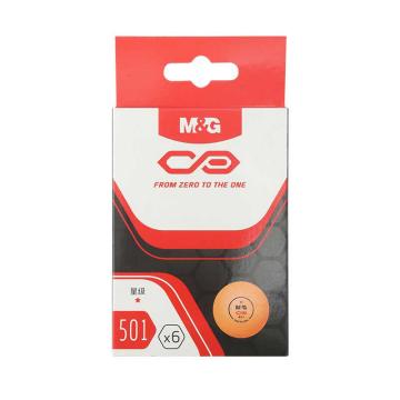 MG 一星乒乓球(黄色6个) AST09501