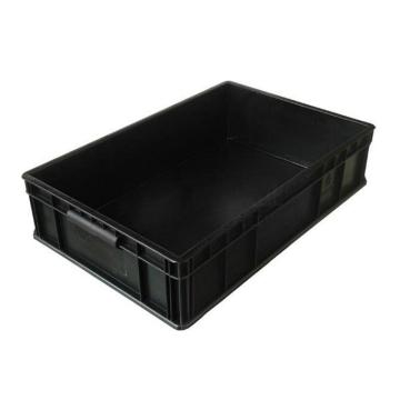 三威 防静电周转箱外尺寸：600*400*160（总高）mm，黑色，含盖 9805318 箱子+319箱盖