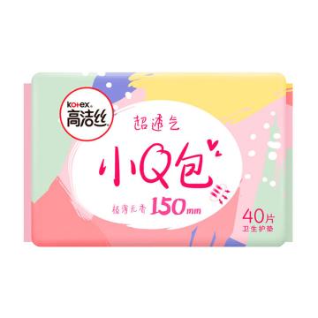 高洁丝 护垫 小Q包无香型纤巧极薄清香150mm
