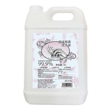 海亚森 泡沫抑菌洗手液5L TK-7013