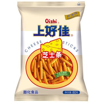 上好佳 休闲零食 芝士条，80g*12袋