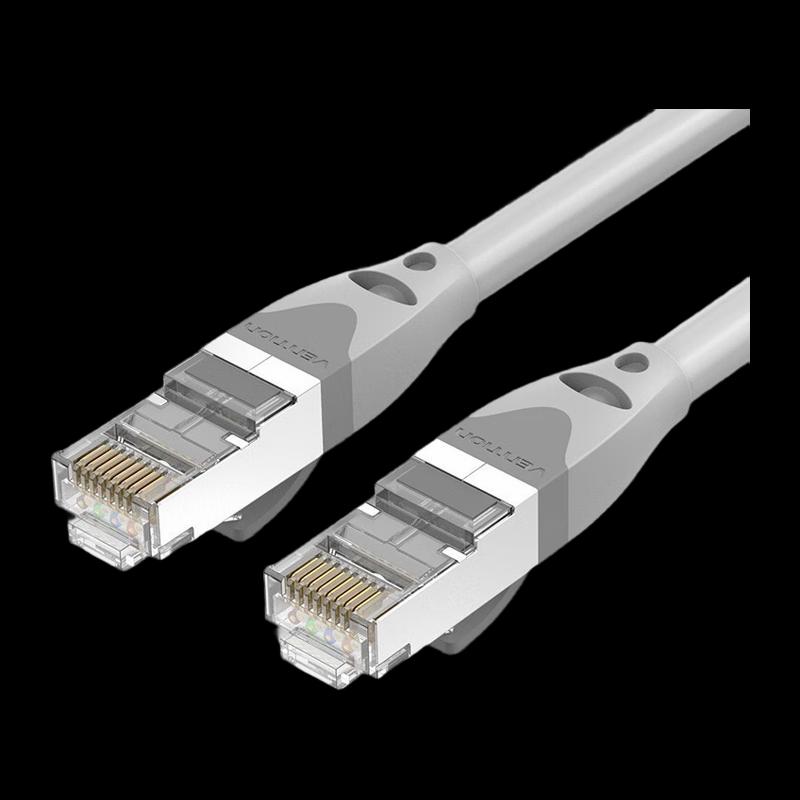 VENTION 威迅 超六类双屏蔽跳线 2米 IBHHH灰色