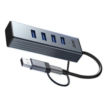 Acer/宏碁 4口拓展坞带线 USB 3.0*2 typec*2 HY21-14U2B(USB3.0双口版）