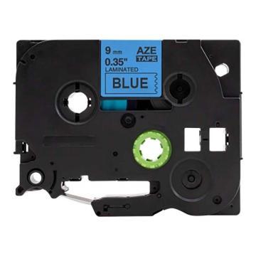 功成狮 标签色带，AZE-521GCDY0195 宽度9mm 蓝底黑字，适用于兄弟ＴＺ系列标签机 GCDY0195
