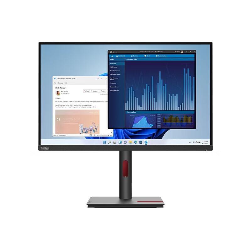 联想 电脑显示器/27英寸/3840X2160/HDMI+DP+USB Type-C T27p-30
