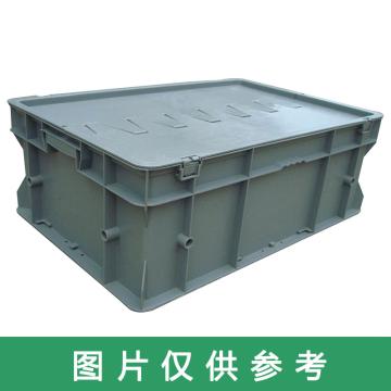 Powerking/力王 F型第二代周转箱外尺寸:600×400×220mm PK-F2（无盖）灰色