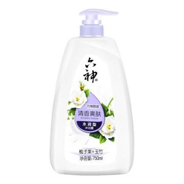 六神 清香爽肤沐浴露 栀子果+玉竹 750ml