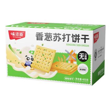 味滋源 苏打饼干（一件代发） 香葱味 400g