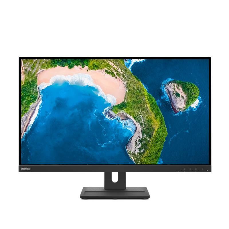 联想 显示器27英寸/2K分辨率/HDMI+DP/75Hz刷新率/内置音箱/升降旋转 E27q-20 /