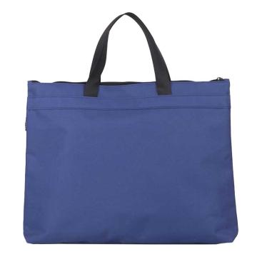 deli/得力 帆布手提袋文件袋/档案袋/公文包A4（加厚型） 5845 蓝色