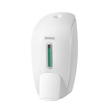 瑞沃 手动皂液器800ML 壁挂式可免打孔 PL-151051 白色