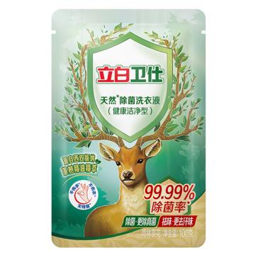 立白 洗衣液卫仕天然除菌洗衣液(雨林茶花) 100g袋一件代发 LBX12