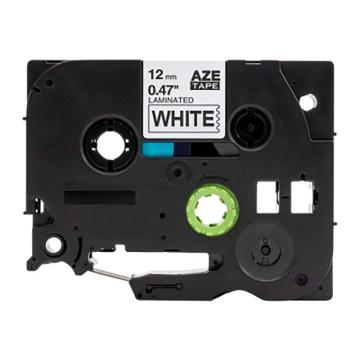 功成狮 标签色带，AZE-231GCDY0210 宽度12mm 白底黑字，适用于兄弟ＴＺ系列标签机 GCDY0210