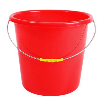 功成狮 塑料水桶口径34.5*高31.5cm约19升 红色 GCTD0013