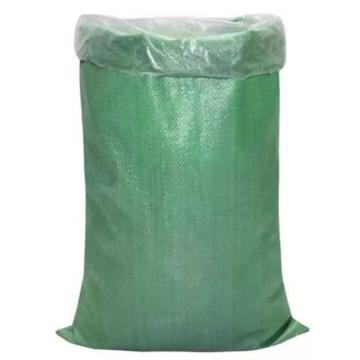 百盈塑料 绿色防水编织袋加内袋，500*900mm，70g/㎡ BY159
