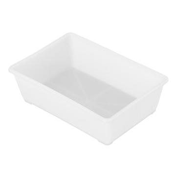 功成狮 塑料方盘235×165×70mm，白色 GHSS0734