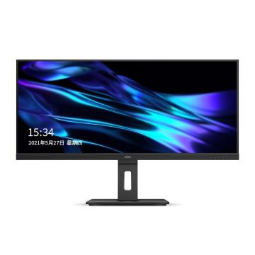AOC 显示器34英寸 119%sRGB色域 21:9带鱼屏 65W反向充电低蓝光IPS技术 U34P2C