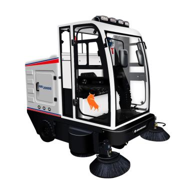 亚伯兰 双吸风双电机全封闭扫地车16000㎡/h 48V150A ybl-2000S