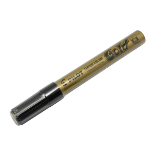 百乐 金色记号笔油漆笔2.0mm 笔嘴金色 SC-G-B