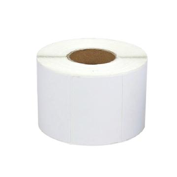 功成狮 铜版纸不干胶标签90MM*50MM*4550张 打印方式:热转印；卷芯：75mm 白色 GCDY0063
