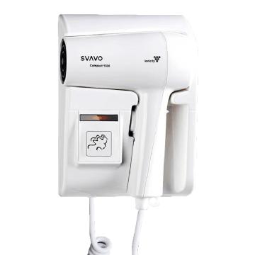 瑞沃 壁挂式吹风机壁挂式免打孔吹风筒电吹风1300W 恒温负离子 V-175白色