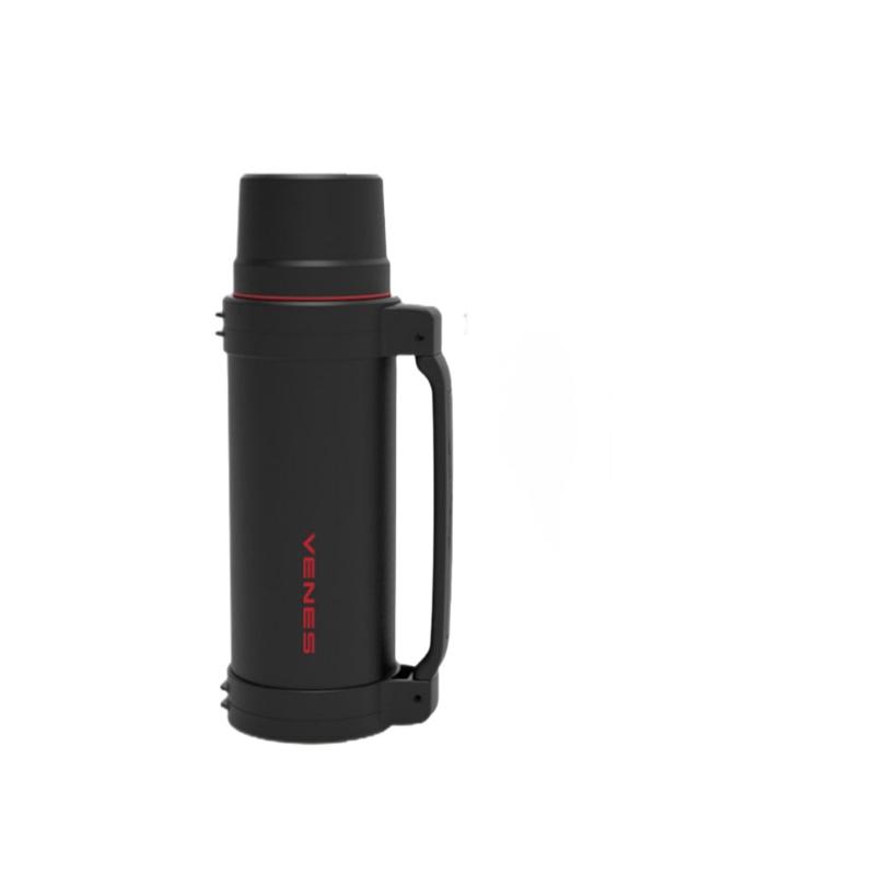 菲驰 欣悦旅行壶1200ml/奥氏体型304不锈钢 FC6012-1200-炫酷黑