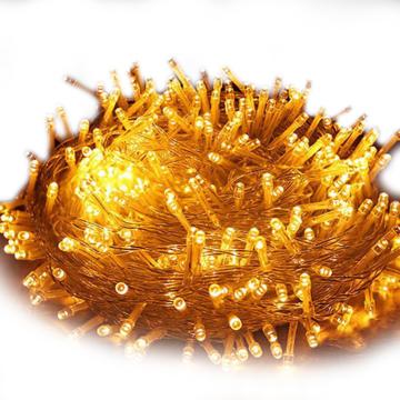 功成狮 LED满天星灯串S250606001-135 黄色50米400灯220v插电款 GFUD1984