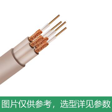 海乐 两兆线同轴电缆射频线4芯2M线SYV75-2-1*40.34纯铜单股96高编 75欧姆数字信号线 100米 SYV75-2-1*4