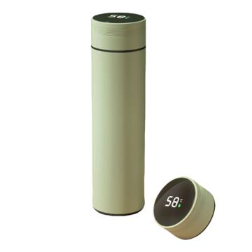 功成狮 智能保温杯智能保温杯【升级带茶隔】304智能薄荷绿 480ML GFUD0555