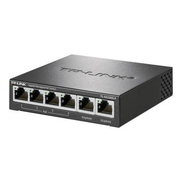TP-LINK/普联 千兆POE交换机6口千兆POE交换机 TL-SG2206LP