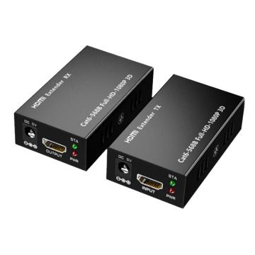 创乘 HDMI延长器网线HDMI延长器（发射端+接收端套装）60米 黑色 CT153TRX